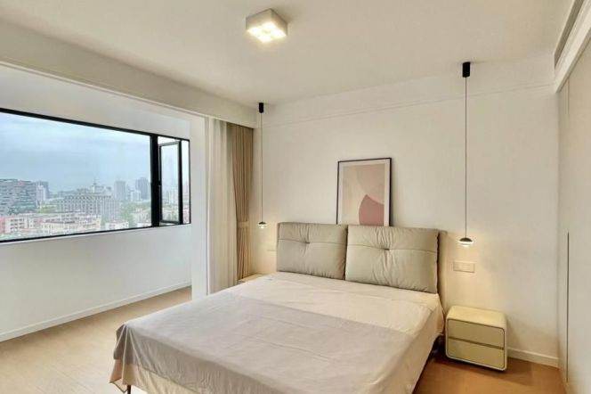 Modern 2Bdrs Apt+Wall Heating+central AC+Oven@Zhongshan Park