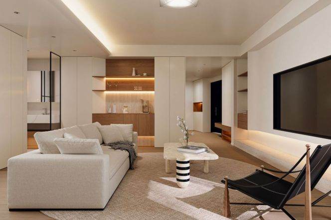 Modern 4brs with floor heating in Gubei ,