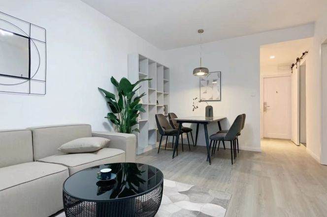 Wuding rd/spacious 1br 2lr/elevator/high floor/big living room@L14