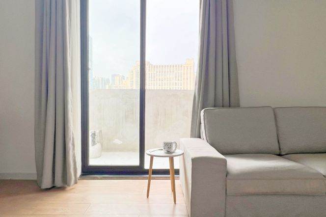 3BR with Balcony | Steps to Jing'an Temple | Prime Location