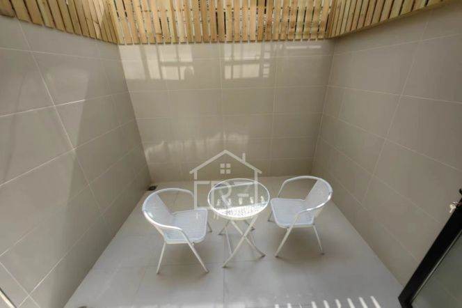 Big terrace one bedroom Apt+central AC+dryer+oven @ Zhongshan Park