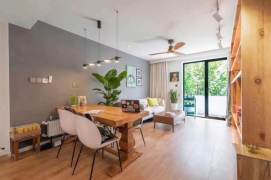 Zhaojiabang/Pingjiang rd wall heat 2br/2lr/1ba apt wt balcony; L7/9