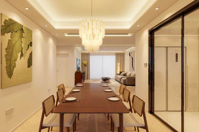 Brand new decoration 4brs with floor heating beside Century Garden 