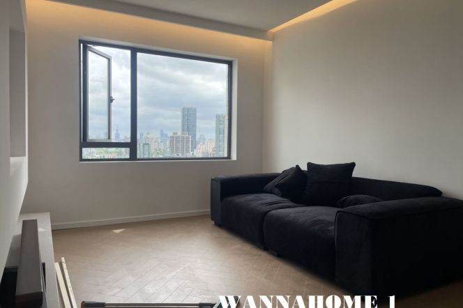 New&Modern&Bright&Spacious 1Bdr 1Bath Apt+Jing'an Temple/Large Balcony+Stunning View 