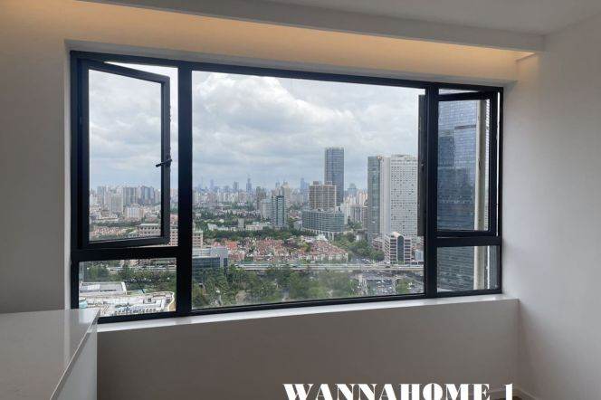Stunning View+New&Bright&Spacious 1Bdr 1Bath Apt+Jing An Temple+Large Covered Balcony