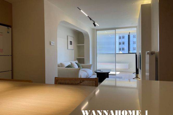 Bright&Modern&Spacious Elevator 2Bdrs 1Bath Apt+L10/11 Jiao Tong Uni.+2 Large Balconies
