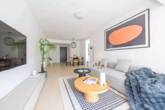 Modern 2brs with floor heating in Gubei 