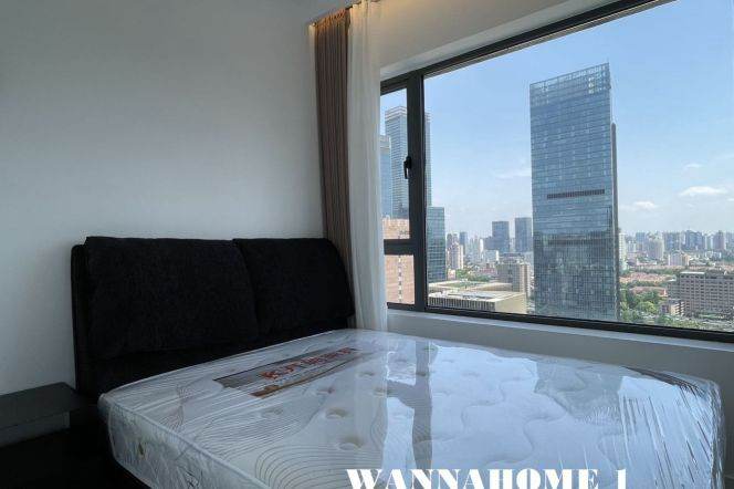 Modern&Bright&Spacious 1Bdr 1Bath Apt+Jing'an Temple+Large Open Balcony+Stunning View