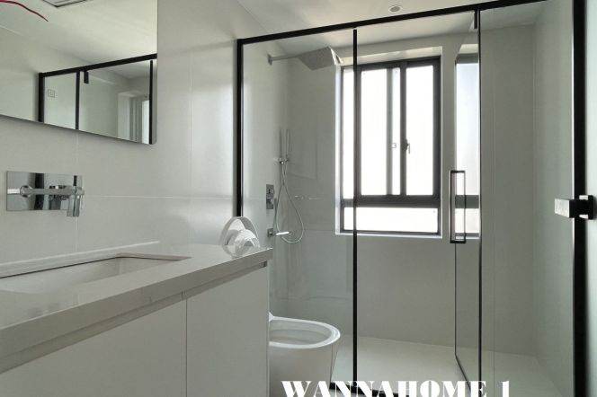 Awesome View+Modern&Bright&Spacious&New 1Bdr 1Bath Apt+Jing An Temple+Large Balcony