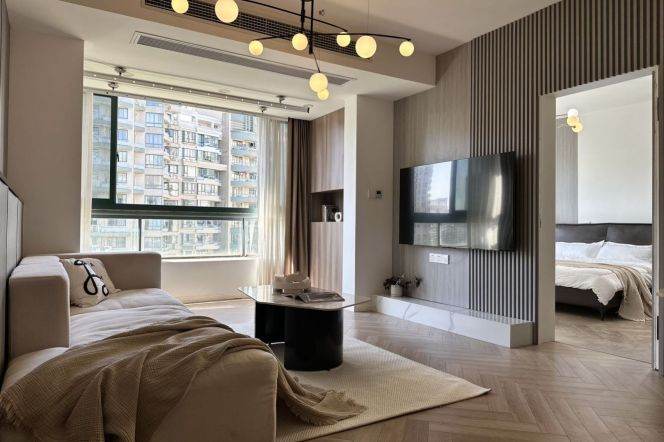 Elevator 1BR-Gym - Swimming Pool - 1 minute to Line 13/14 - Wuning Road