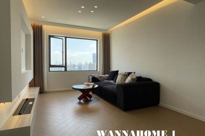 Awesome View+Modern&Bright&Spacious&New 1Bdr 1Bath Apt+Jing An Temple+Large Balcony