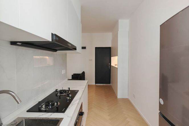 Modern 1Br/1Lr/1Bt apt nr Jingan temple,M2/7/14