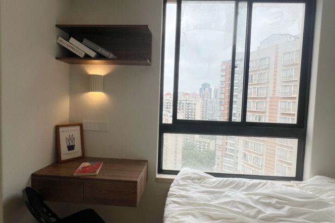 Short Term nice modern sunny cozy 1 br 7K M2/7/14 Jing'an Temple 