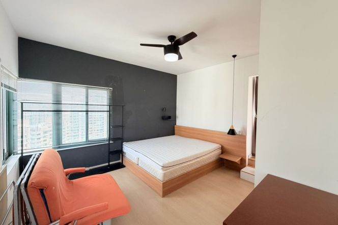 3 Brs, 2 Baths with Two Terraces, 150 sqm, Wall heating, Oven @ Wuning metro L13