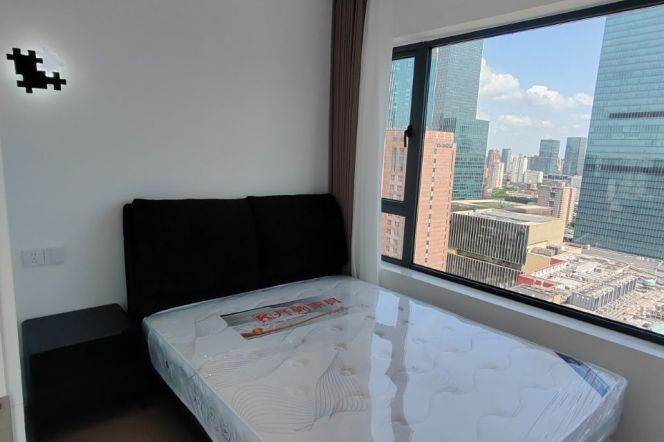  Brand new 1br high-rise with Balcony nr Jing'an Temple  Line 2/7/14   