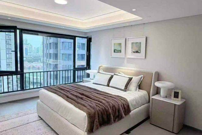 brand new high quality 4brs floor heating balcony beside Su zhou river 50K