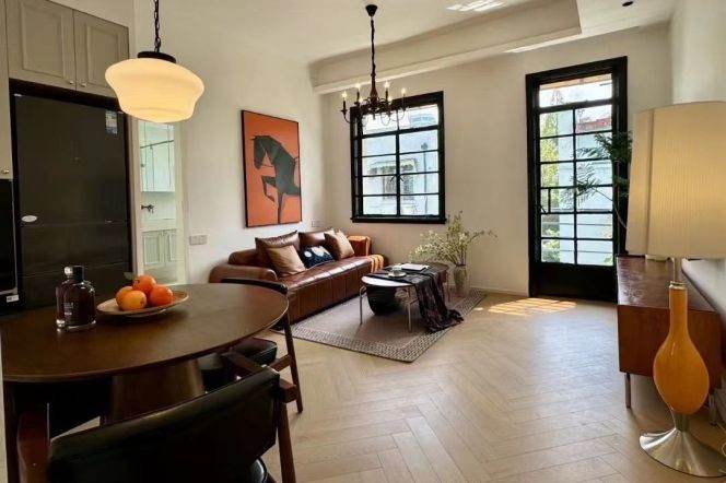 modern 2brs floor heating nice terrace near west nan jing road CBD line 2,12,13 only 17K