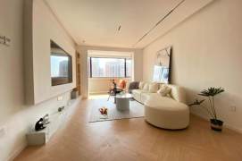 Brand new just renovated super nice modern 2 br central AC floor heating M2/7/14 Jing'an 