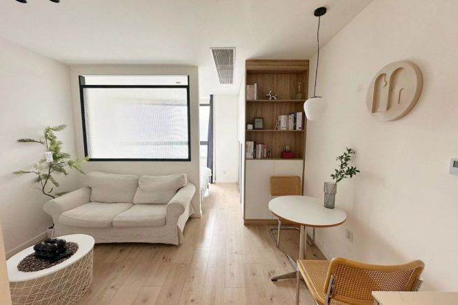 Short Term 1 br super nice modern decoration golden location M2/7/14 Jing'an 