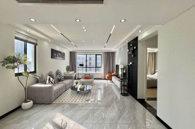 13.8k Bright and spacious 2Br Nr Zhenping Rd.line3/4/7 close to The Creek.