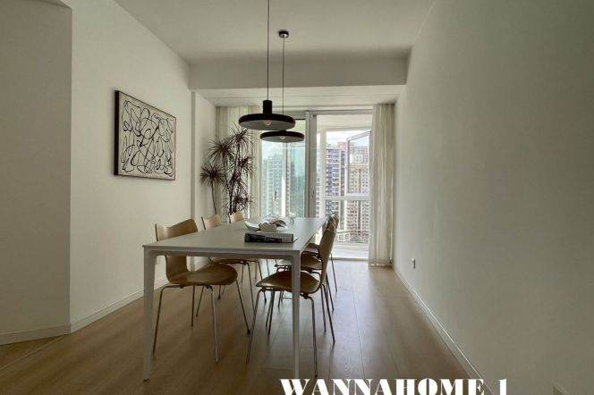 Modern&Bright&Spacious 3+1bdrs 2Baths Apt+Great Compound&View+Suzhou Creek+L13 Jiang Ning Rd