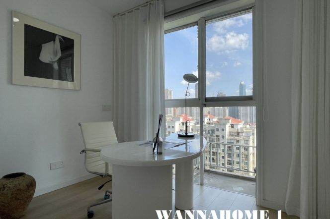 Modern&Bright&Spacious 3+1bdrs 2Baths Apt+Great Compound&View+Suzhou Creek+L13 Jiang Ning Rd
