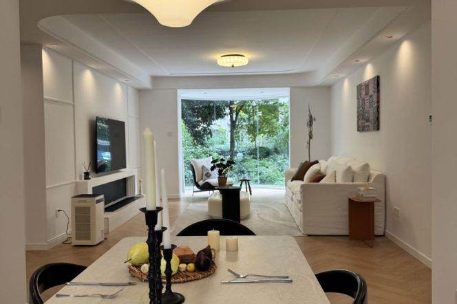 Greeny 3BR-2bathr Apt | Zhongshan Park & Good view | Balcony +Heating+Compound