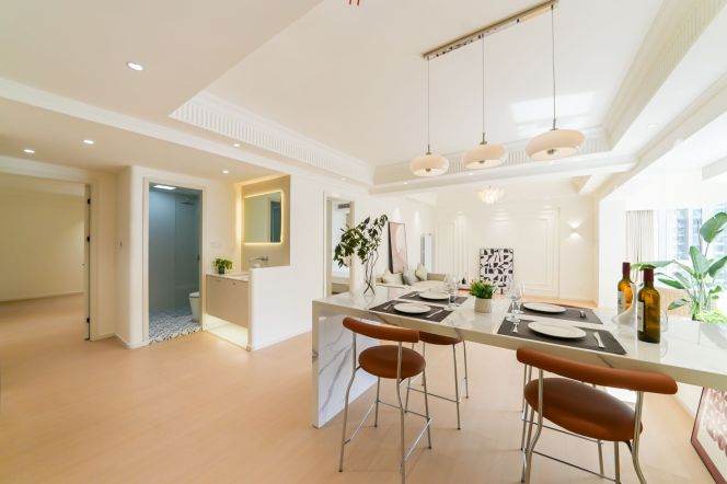 Modern 2BR 2BA High-Floor w/Big Livr in center Xujiahui