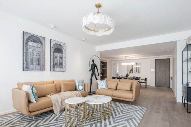 modern good quality 3brs floor heating open balcony modern furniture near Xujiahui 