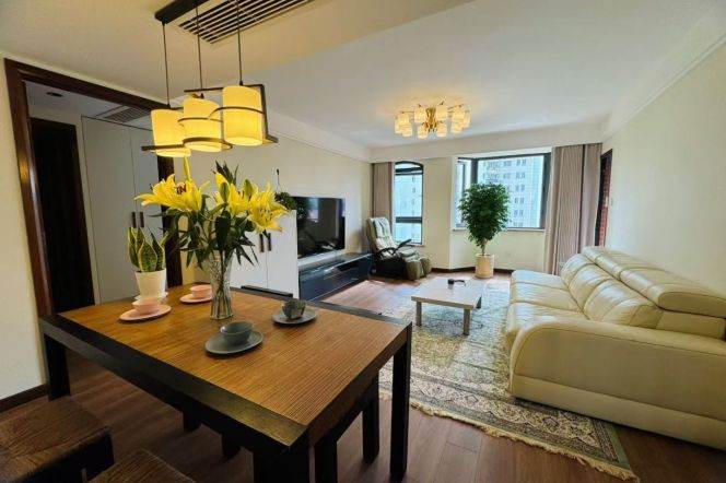 Wutong garden Jiashan / West jianguo rd floor heat 2brs/2lrs/2ba apt;L9/12
