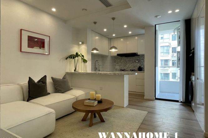 Modern&Spacious&Bright 1Bdr 1Bath Apt+Taikoo Hui+Nice View&Top Compound
