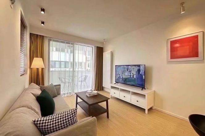 Central High-Floor 1BR/Changshu Rd+SH Library Metro