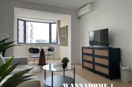 Modern&Bright&Spacious 1Bdr 1Bath Apt+Good View+W Nanjing Rd CBD+Han Zhong Rd Metro