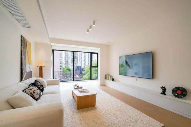 French window 2Bedrooms Apt+Floor heating+dishwasher@ Zhongshan Park