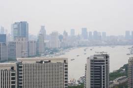 modern big 2brs floor heating wooden floor nice river view beside Huang pu river IFC 