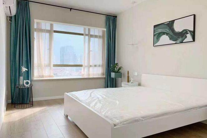 Duplex 2Bdrs & 2Btrs elevator Apt+Oven+balcony @ Line2/4 Zhongshan Park