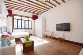 1 br near L2/L7/L14 jing'an temple station+floor heating