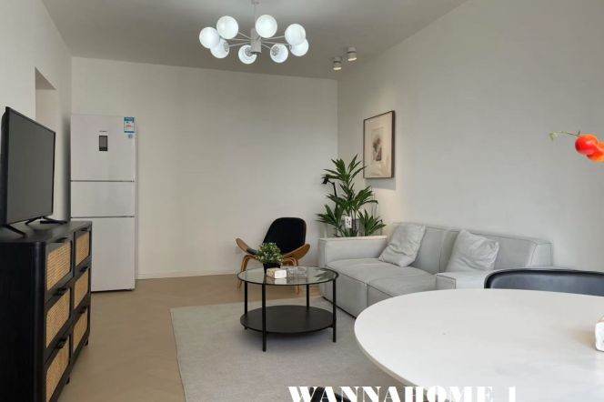 Modern&Bright&Spacious 1Bdr 1Bath Apt+Good View+W Nanjing Rd CBD+Han Zhong Rd Metro