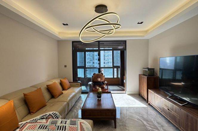 Modern douplex 5brs with floor heating and terrace  nearby west nan jing road 