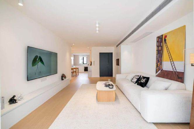 French window 2Bedrooms Apt+Floor heating+dishwasher@ Zhongshan Park