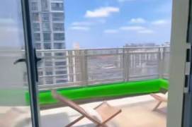 Suzhou river big terrace elevator 1BR apartment