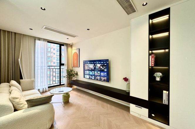 Elevator: 1BR – Service apartment; 6 minutes to Line 14 – Wuding Road