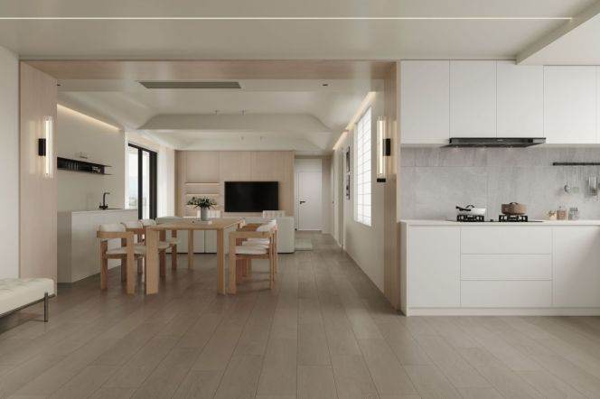 Brand new decoration 3brs with floor heating in Jing an area 