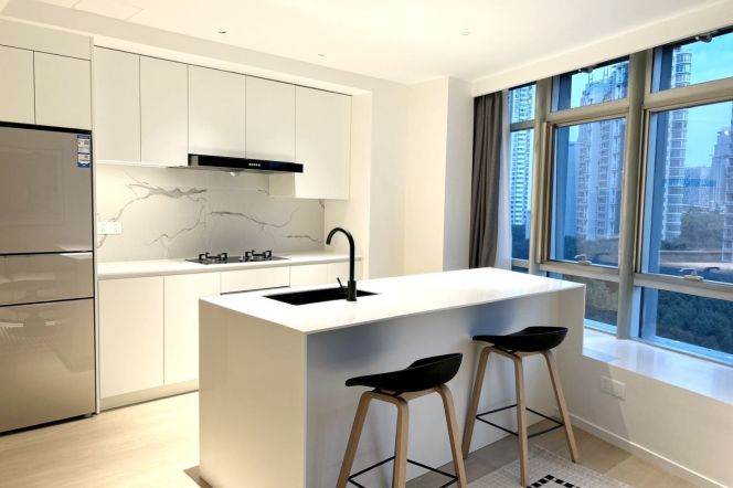 Modern 1br apt with floor heating @West Nanjing rd   Line 2/12/13  