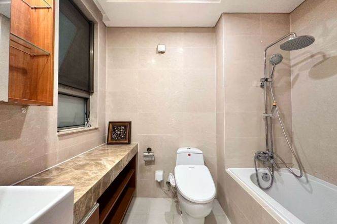 Modern 2brs with floor heating and balcony in Gubei