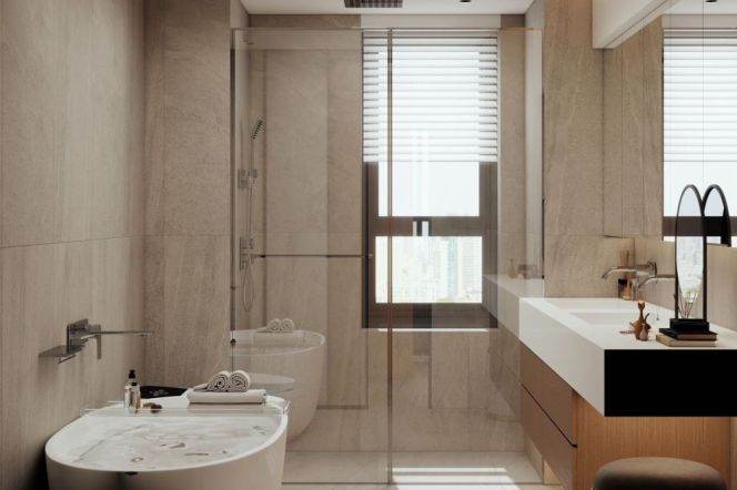 Brand new decoration 3brs with floor heating in Jing an area 