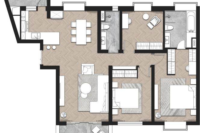 Luxury 3-Bedroom Scenic Residence | West Nanjing Road Jing'an
