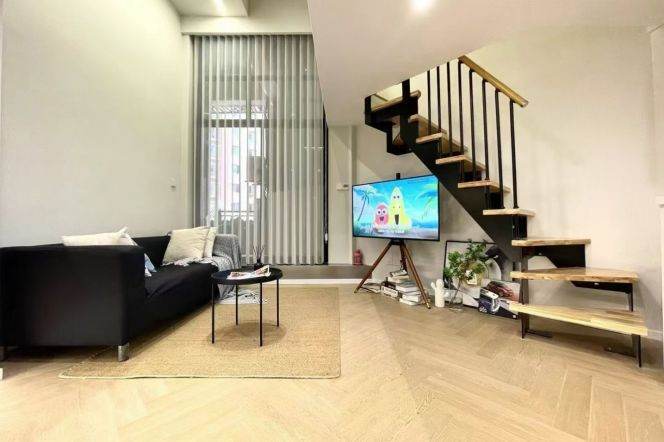Elevator: 1BR – Service apartment; 6 minutes to Line 14 – Wuding Road
