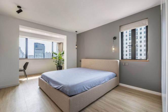 Modern/Spacious Xintiandi 1+1BR with View,Floorheating,C/A 15.5K 