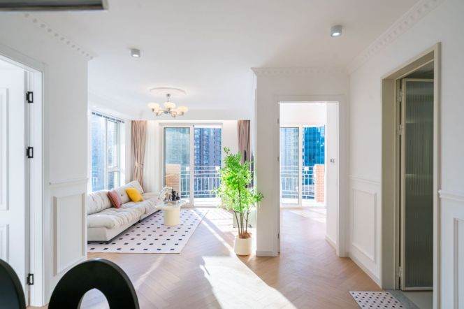 modern 2brs floor heating open balcony near Dapuqiao line 9 and Tianzifang
